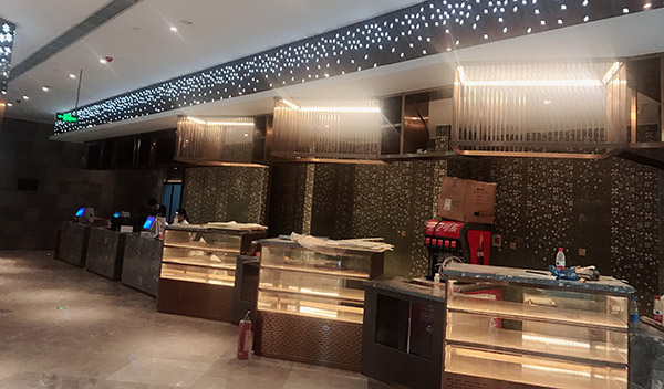激光切割加工廠-成都橙天國際影城(收銀臺)